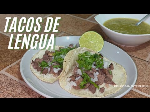 Cómo hacer tacos de lengua de res paso a paso 🌮