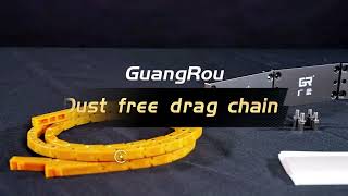 Introduction to the components of Guangrou dust-free drag chain