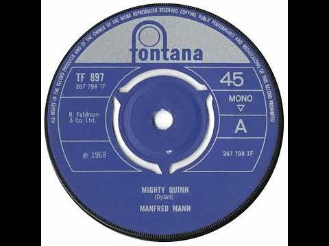 UK New Entry 1968 (9) Manfred Mann - Mighty Quinn