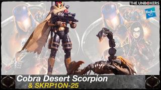 G I Joe Classified - Cobra Desert Scorpion &amp; SKRP10N 25 Action Figures