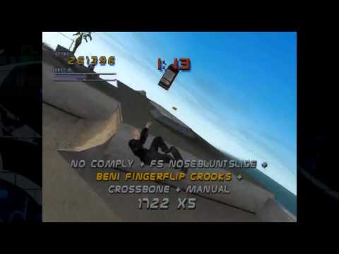 THPS2 Venice All Goals And Cash In One Run