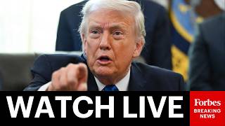 LIVE: President Trump Makes An Announcement At The White House Amidst Renewed Strikes On Iran