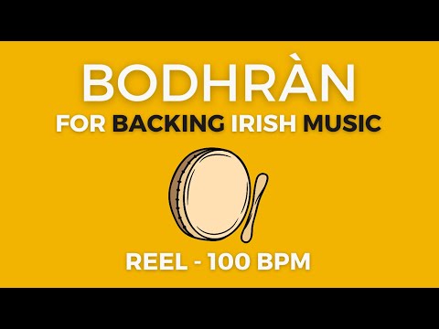 Bodhrán - Reel 100 BPM (Brush beater)
