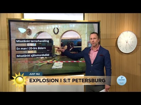 Dagen efter bombdådet i St Petersburg  - Nyhetsmorgon (TV4)