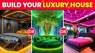 Would You Rather - Build Your ULTIMATE 2026 Luxury Dream House 💎💖🏰🌈 Quiz Time