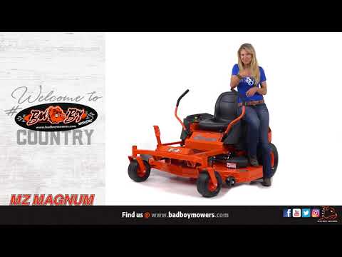 Bad Boy MZ Magnum mowers feature welded decks