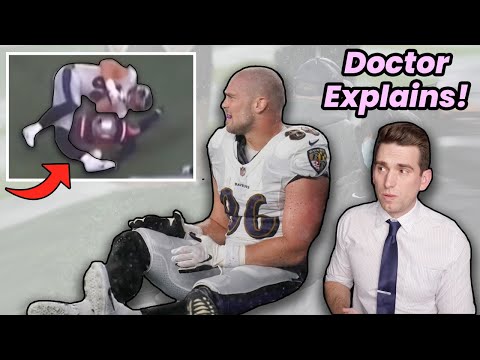 Nick Boyle MAJOR Knee Injury After Low Hit - Doctor Explains Season Ending NFL Injury