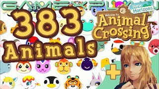 383 Villagers to Inhabit Animal Crossing: New Horizons at Launch + Xenoblade DE Officially Rated