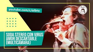 Soda Stereo con Virus - Amor descartable (La Plata 1995) [Multicámara]