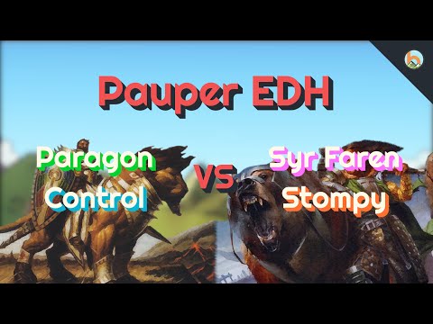 Paragon Control vs. Syr Faren Stompy [Pauper EDH/PDH] - Magic: The Gathering