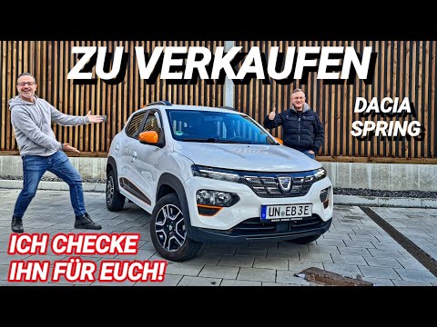IST VERKAUFT!!! Elektroauto Dacia Spring zu verkaufen. Probefahrt & Check Gebrauchtwagen im Test.