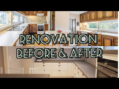 Renovation of our kitchen| modern home Renovation| before & after|oppussing før & etter