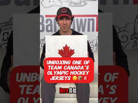 UNBOXING TEAM CANADA’S NEW OLYMPIC JERSEY 😯📦🇨🇦