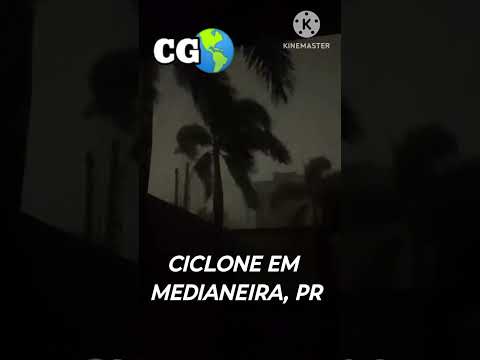 CICLONE atinge MEDIANEIRA -PR