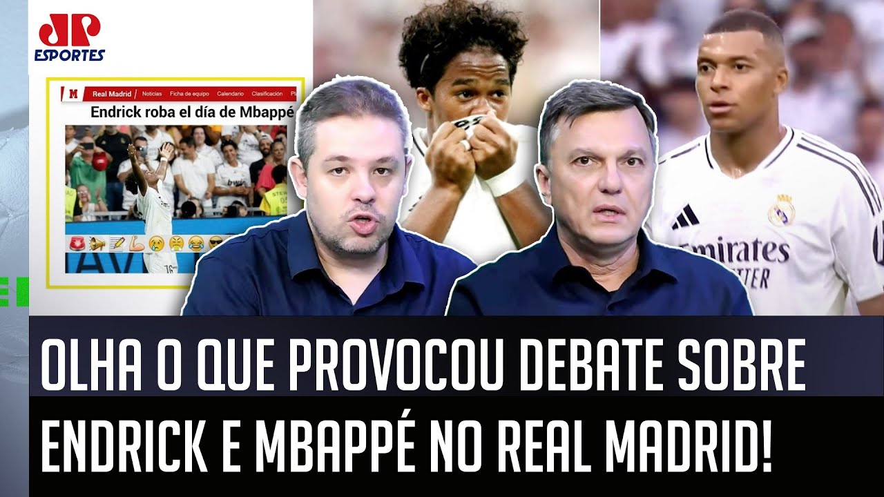 "NÃO DÁ PRA LEVAR ISSO A SÉRIO! Gente, o Endrick e o Mbappé..." OLHA esse DEBATE sobre o Real Madrid