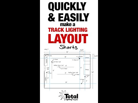 How to Quickly & Easily make a Track Lighting Layout