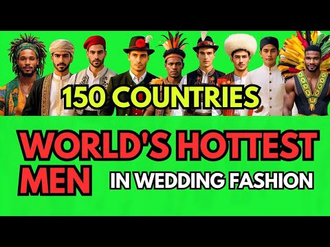 World’s Hottest Men in Wedding Fashion - Full Compilation (150 Countries)