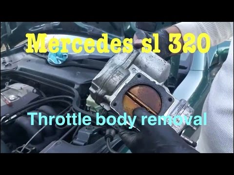 How to Remove a Mercedes SL320 R129 Throttle Body