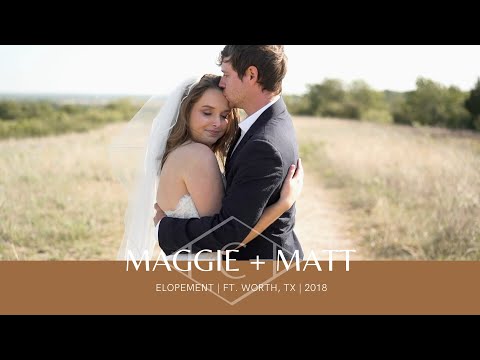 Bride & Groom Met On Snapchat | Intimate Fort Worth, TX Elopement