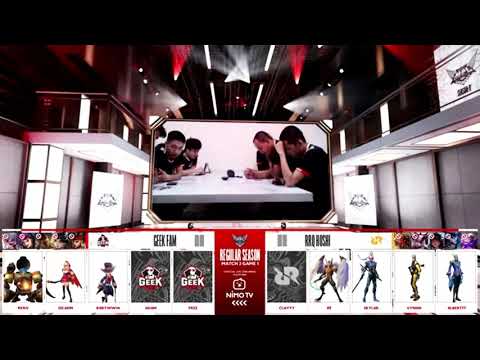 MPL ID SEASON 8 - geek Fam Vs RRQ match 1