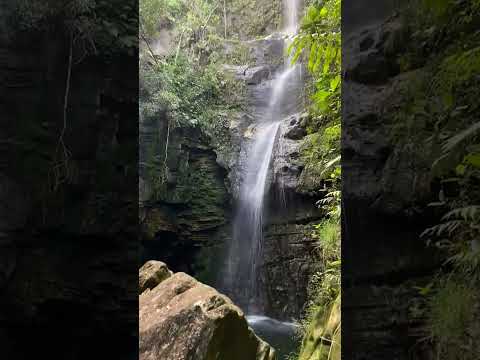 Cachoeira da Gruta - Corumbá de Goiás 🍃🇧🇷💚☘️ #cachoeiradagrutasaltocorumbá #goiás #brasil