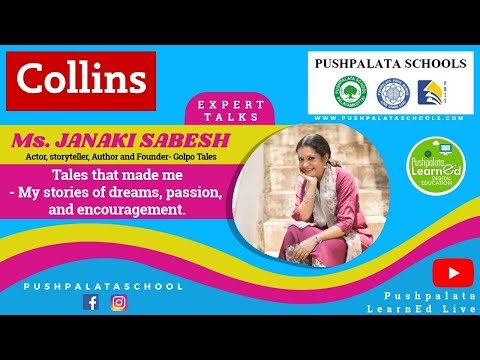Ms. Janaki Sabesh | Expert Talks | PushpalataLearnEd Live | Pushpalataschools|