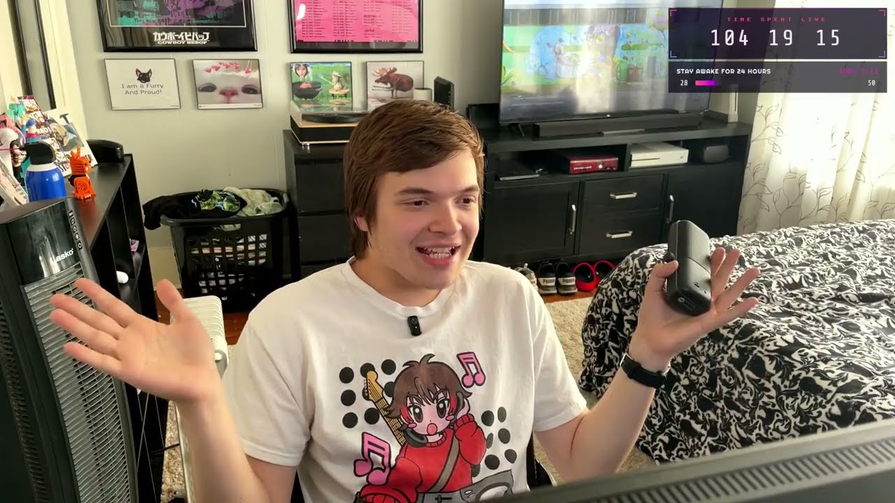 I sure hope he doesn't end up playing VR Chat on the last day! (RMM Day 31)