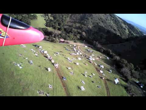 Design Village 2012 at Cal Poly SLO from the air, second flight