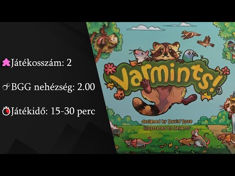 Varmints részletes bemutató - Board Game Addicts