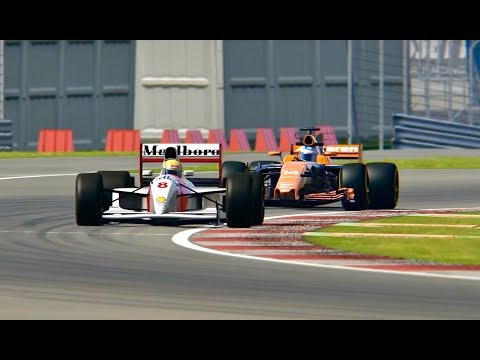 Mclaren F1 2017 vs Mclaren F1 1993 - Silverstone