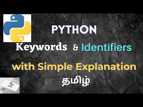 Python Identifiers Tamil