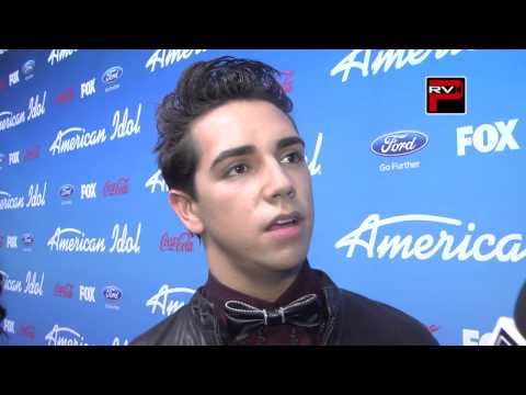 Lazaro Arbos talks about Queen and does signature jump - American Idol Season 12