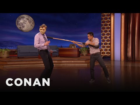 Stuntman Steven Ho Trains Conan To Evade Attacks | CONAN on TBS