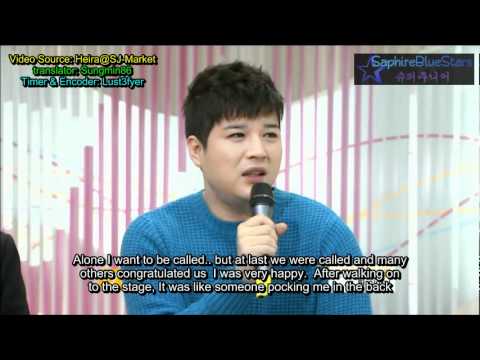 [ENG] 111207 MNET WIDE (Open Studio) - Super Junior 1-3