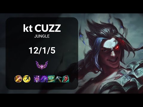 kt Cuzz Kayn vs Karthus JUNGLE - KR MASTER Patch 14.5