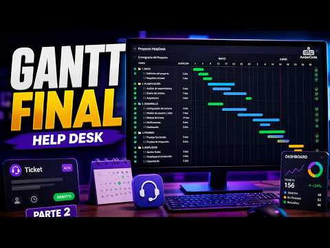 Completamos el Cuadro de Gantt del Sistema HelpDesk | Parte 2