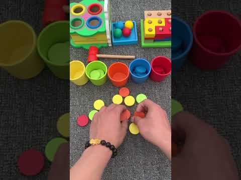 Color Classification Cup Baby Enlightenment Useful Baby Product & Toys 641