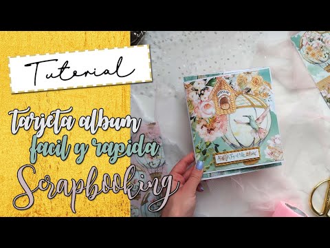 EASY AND FAST SCRAPBOOK CARD