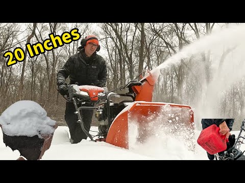 Blizzard Cleanup: 20 Inches, 3 Fuel Tanks, and 1 Broken Pot