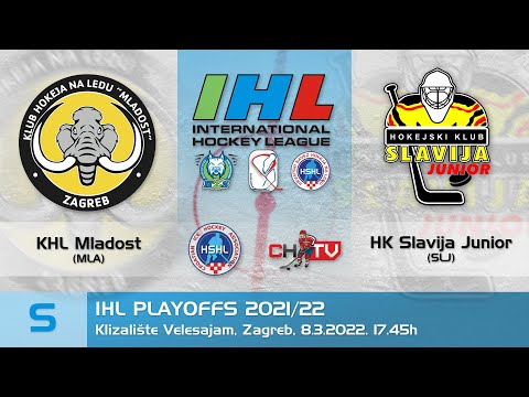 IHL 2021/22 PLAYOFFS Seniori - KHL Mladost vs HK Slavija Junior