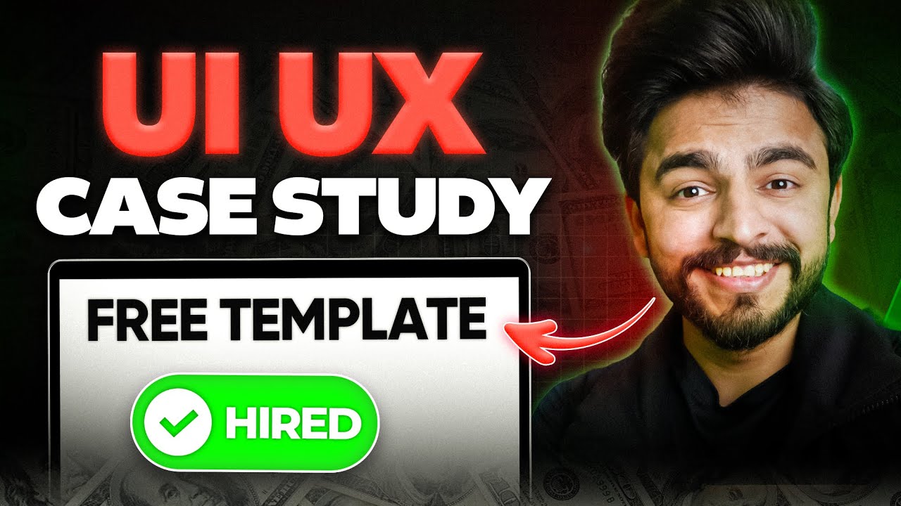 Design your first UX CASE STUDY in 2025 | Free Template