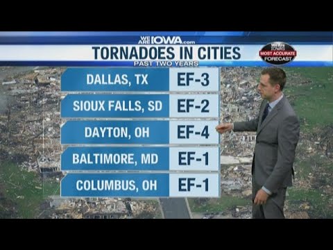 Tornadoes hitting major cities is not a rare occurrence