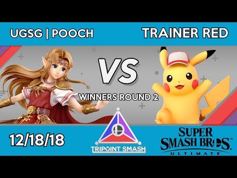 Tripoint Smash 39 - Winners Round 2 - UGSG | Pooch (Zelda) Vs. Trainer Red (Pikachu)