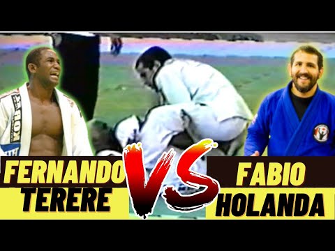 RARE Fernando Terere Jiu Jitsu Match vs Fabio Holanda Copa Do Mundo 2003