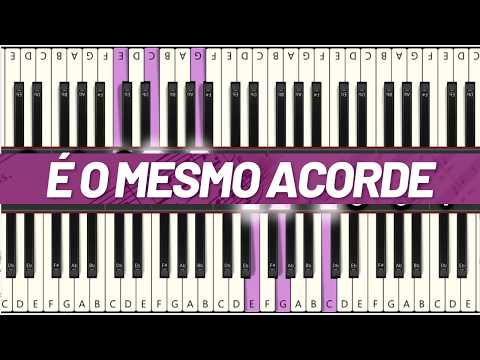 DOMINE Inversão de Acordes no Teclado