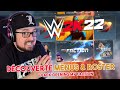 JE DÉCOUVRE WWE 2K22 -  ROSTER & NOTES, MENUS & MY FACTION