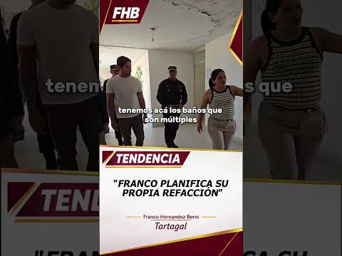 Franco planifica las refacciones para seguir mejorando los espacios #francoconvos #tartagal #salta