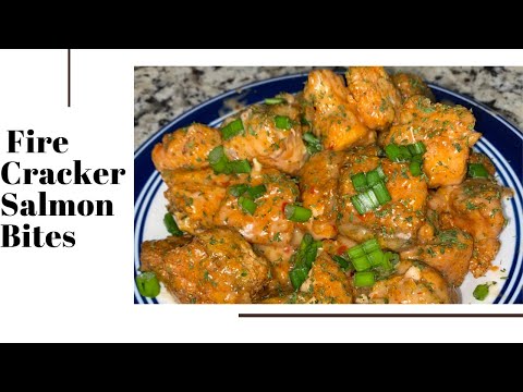 Fire Cracker Salmon bites 🔥🔥