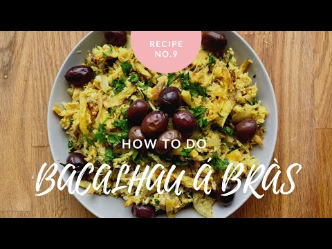 How to make Bacalhau à Brás - Salted cod