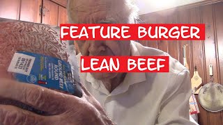 Great Big Feature Burger Lean Beef